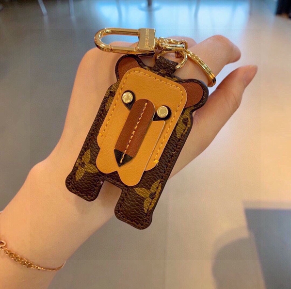 ブランドキーホルダー角部分ディテール